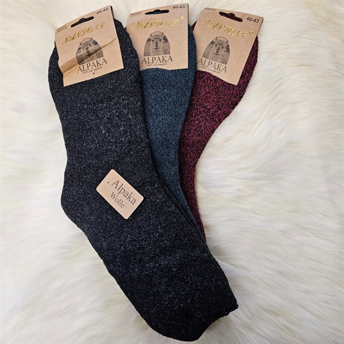 Alpaca Wollsocken